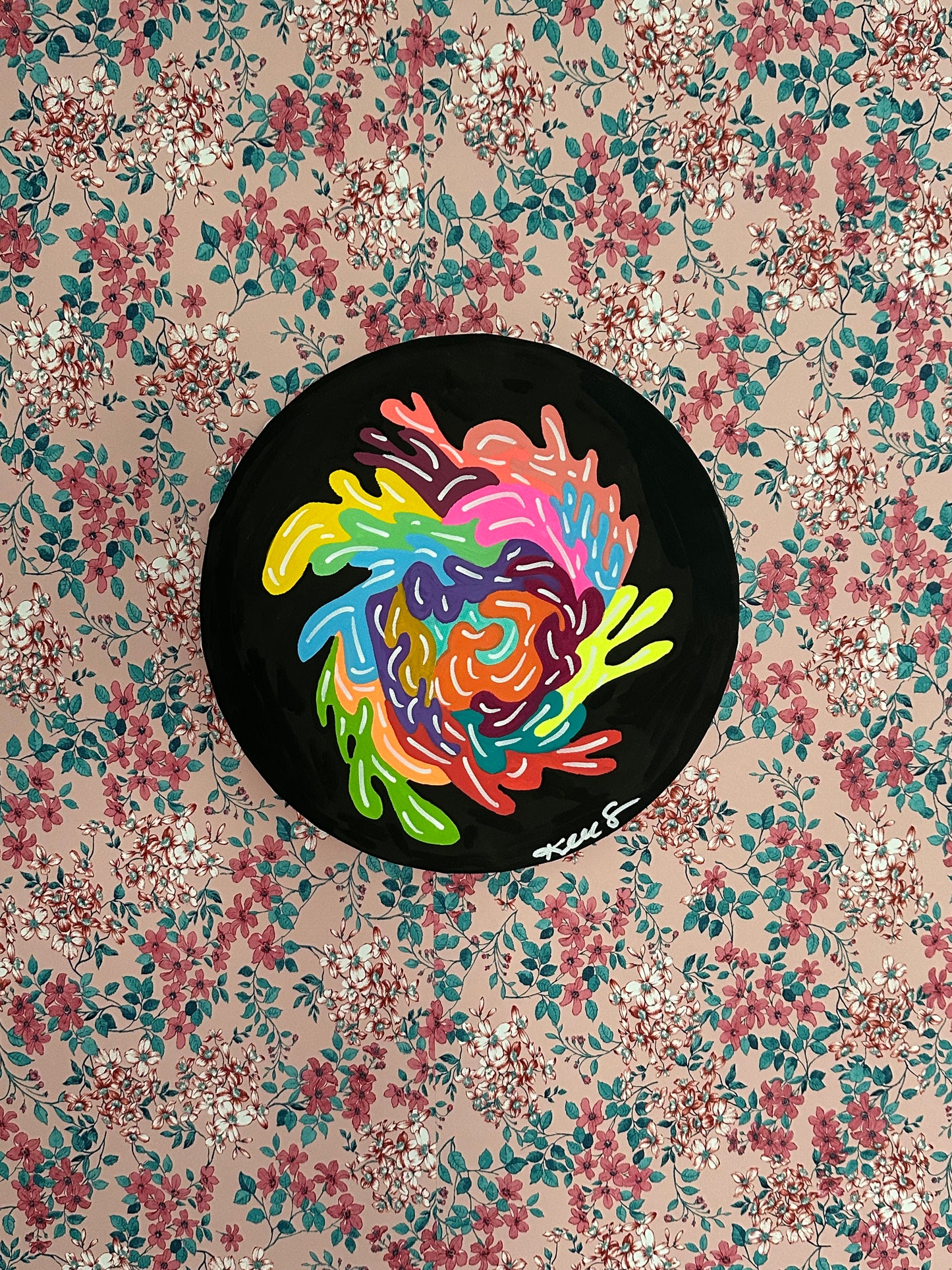 Unframed 10" Canvas #03 - Black Hole Vortex