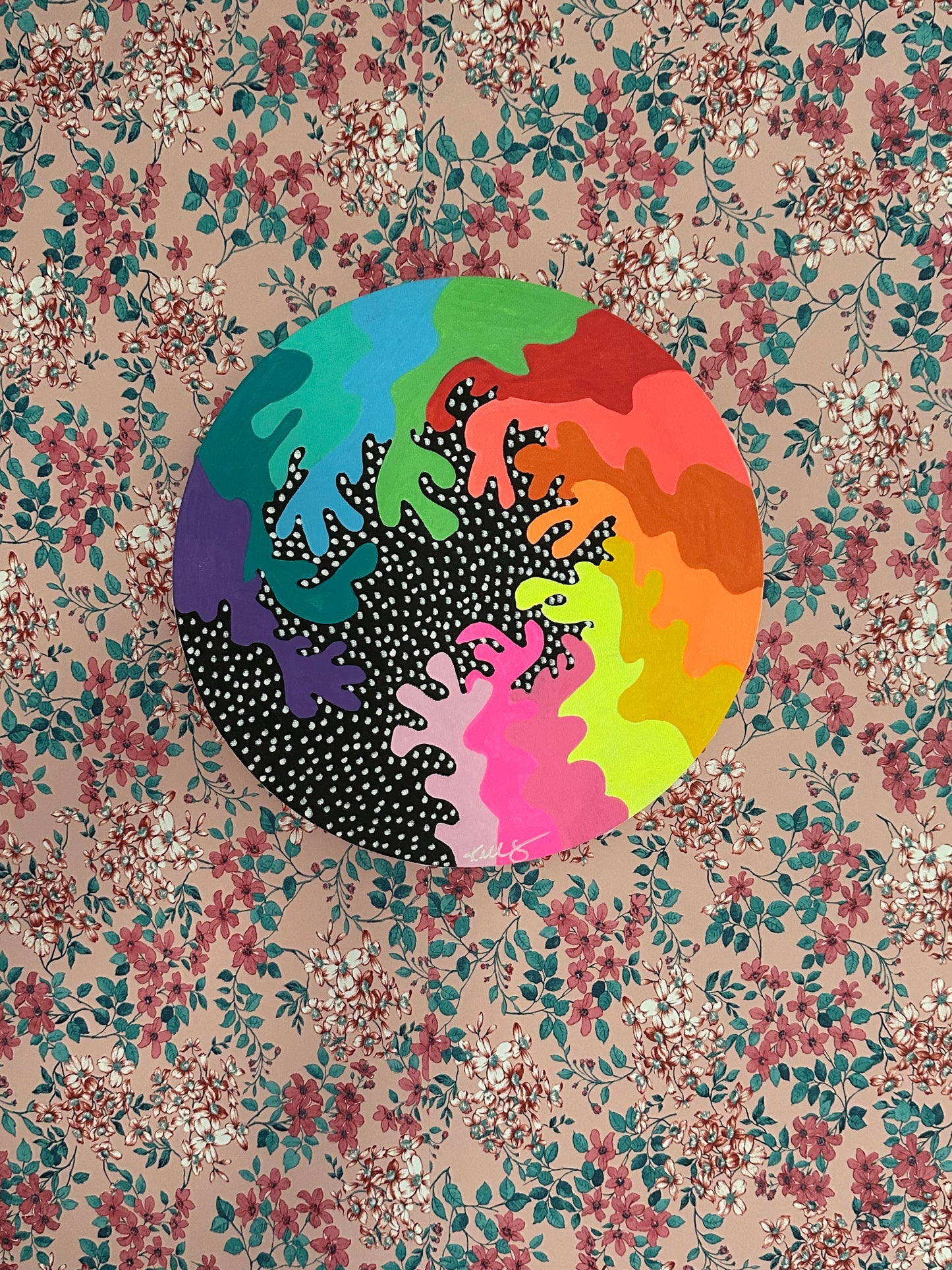 Unframed 10" Canvas #08 - Neon Glow!