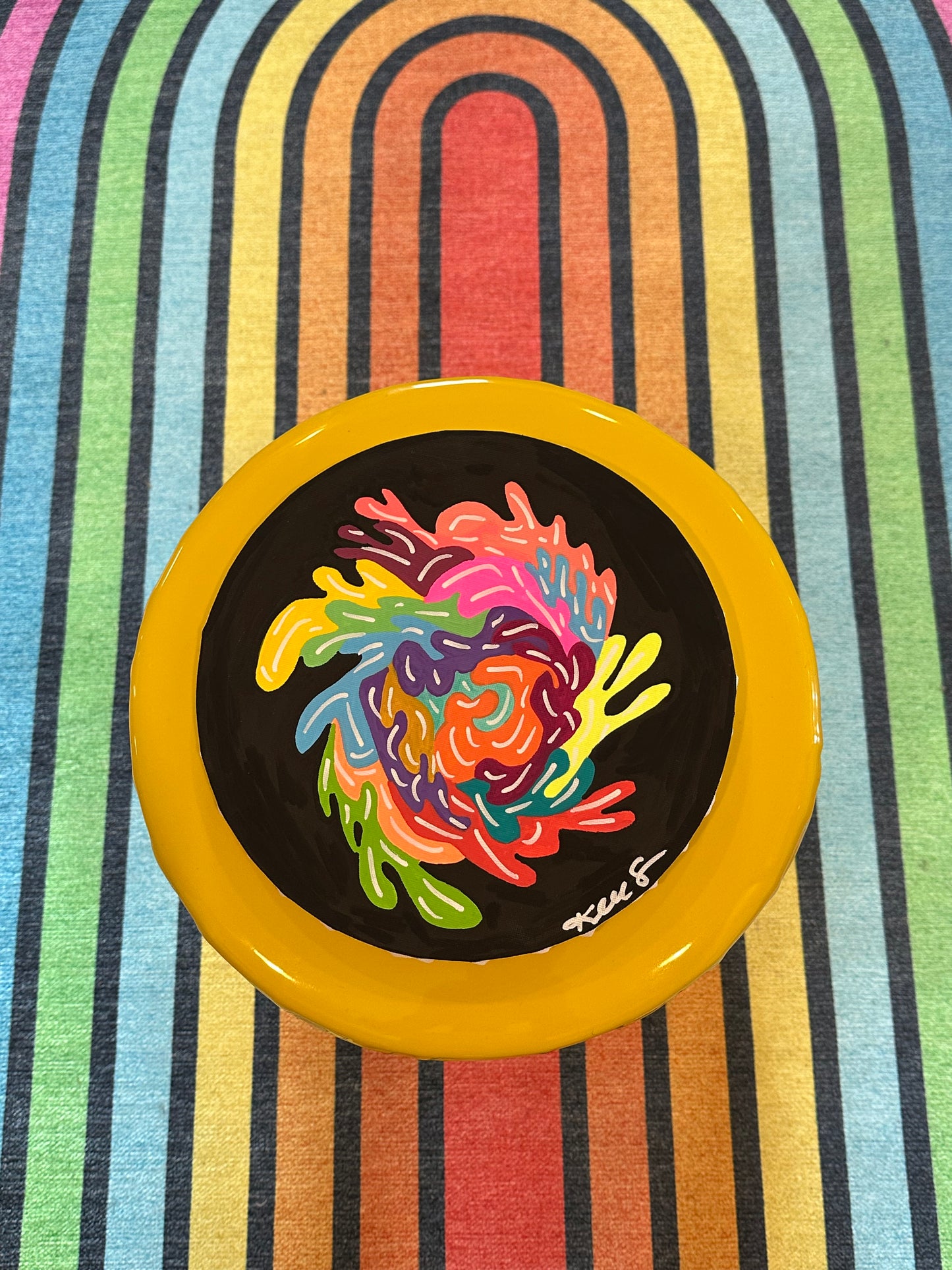 Unframed 10" Canvas #03 - Black Hole Vortex