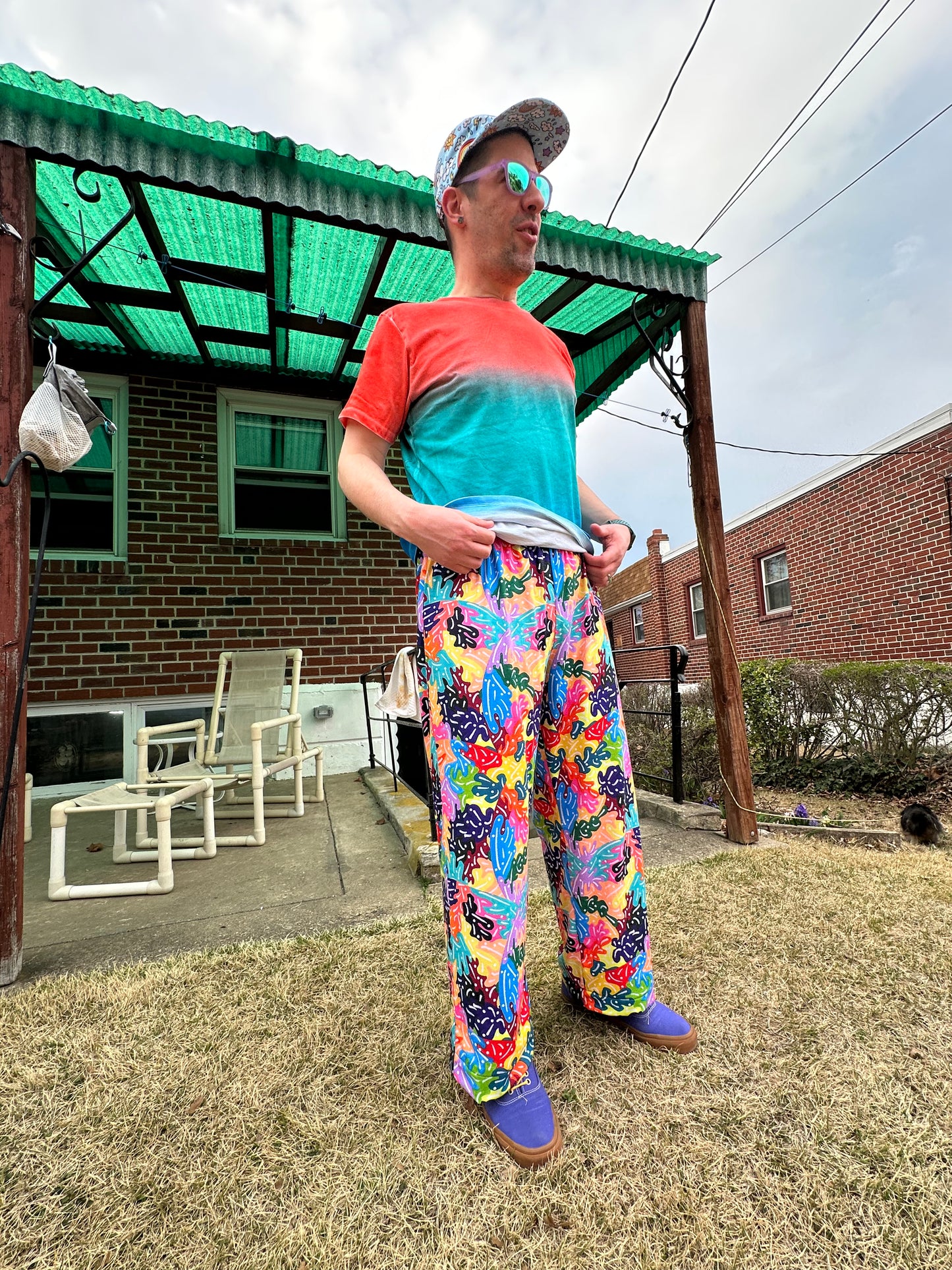 All-over Print Unisex Wide-leg Pants