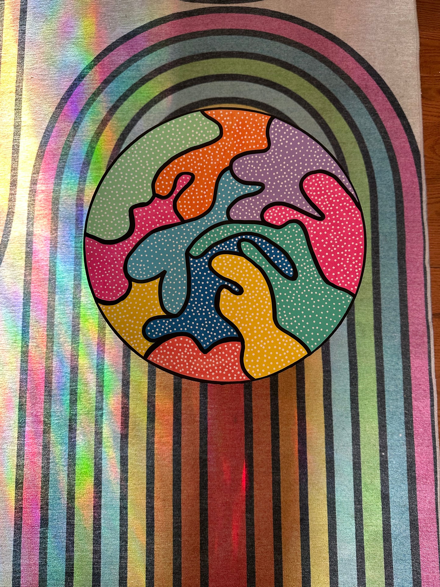 15” Unframed Circle Canvas: March2025-24