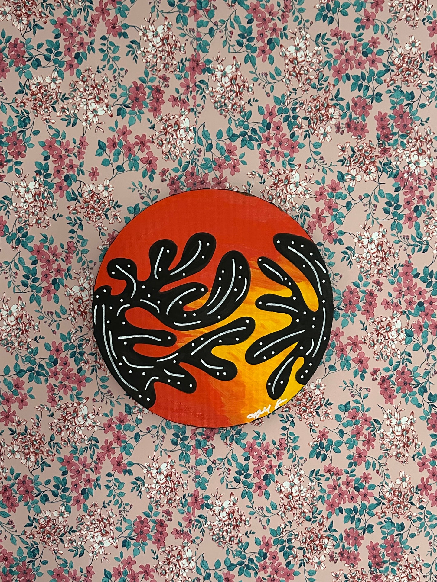 Unframed 10" Canvas #12 - Fire!