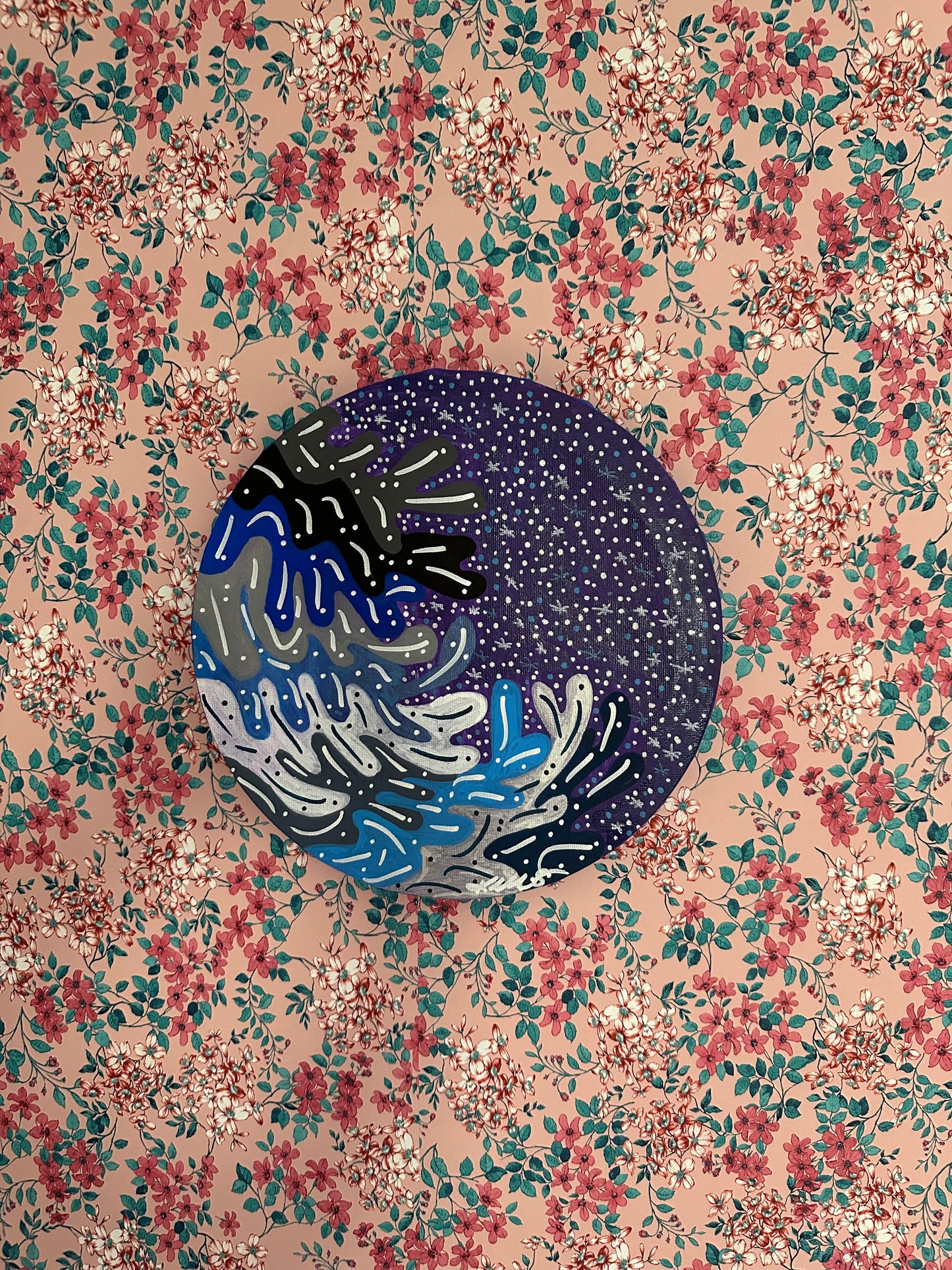 Unframed 10" Canvas #10 - Purple Shimmer