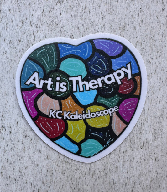 *NEW* Art Is Therapy 2.5" Sticker