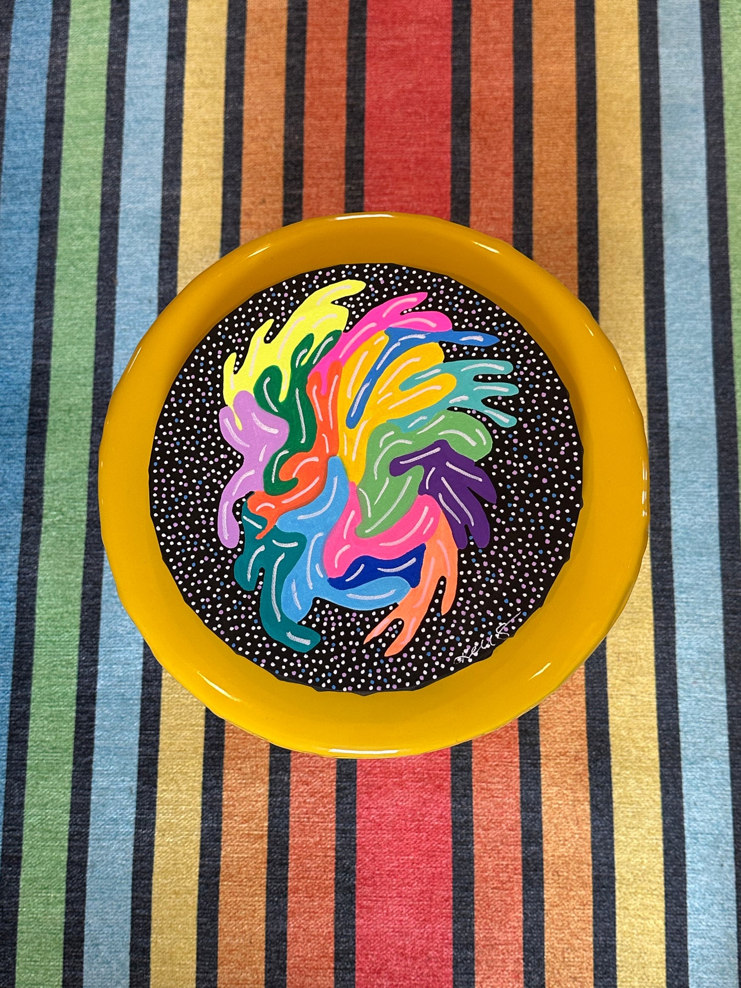 Unframed 10" Canvas #11 - Starlight Explosion