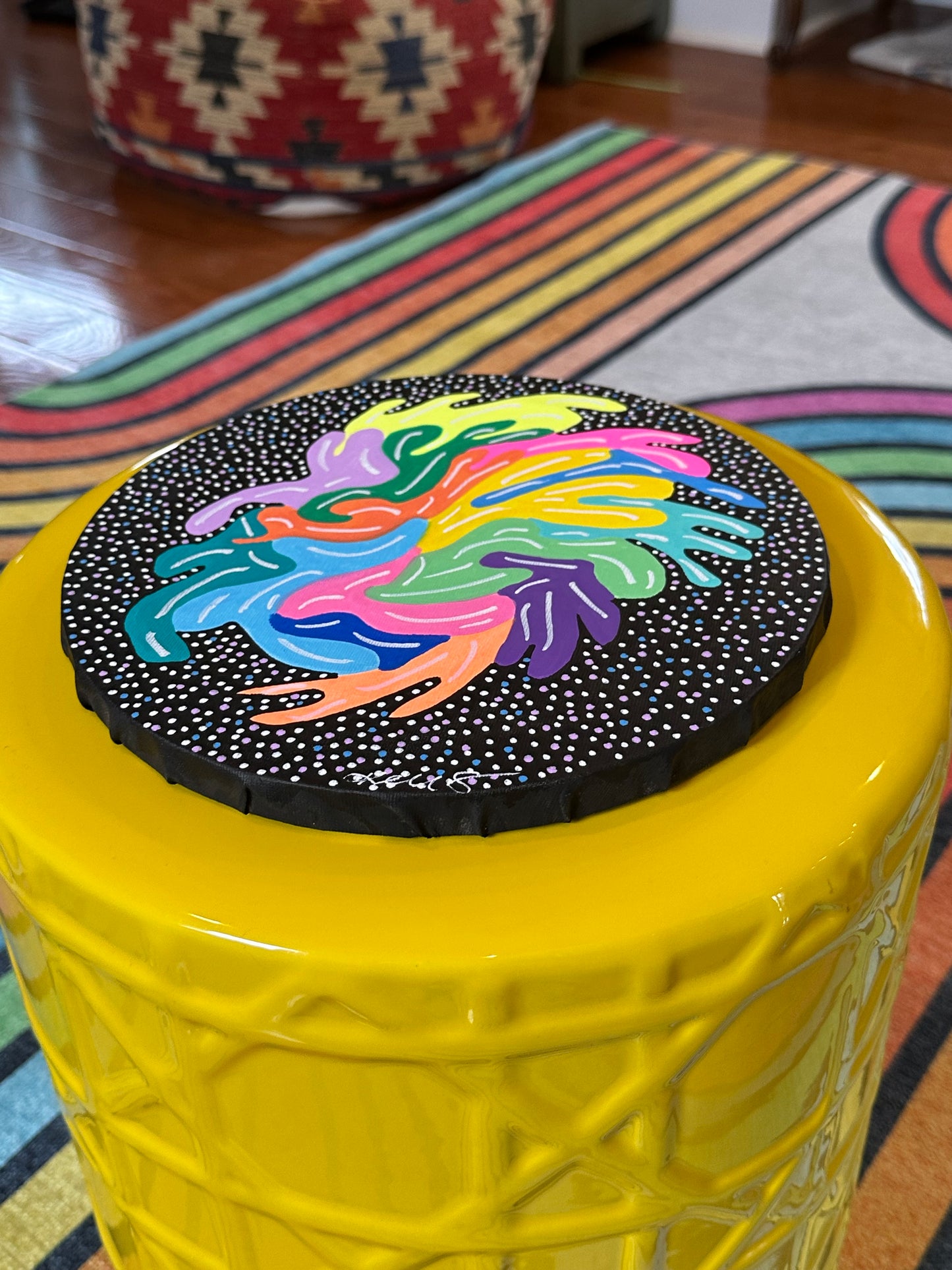 Unframed 10" Canvas #11 - Starlight Explosion