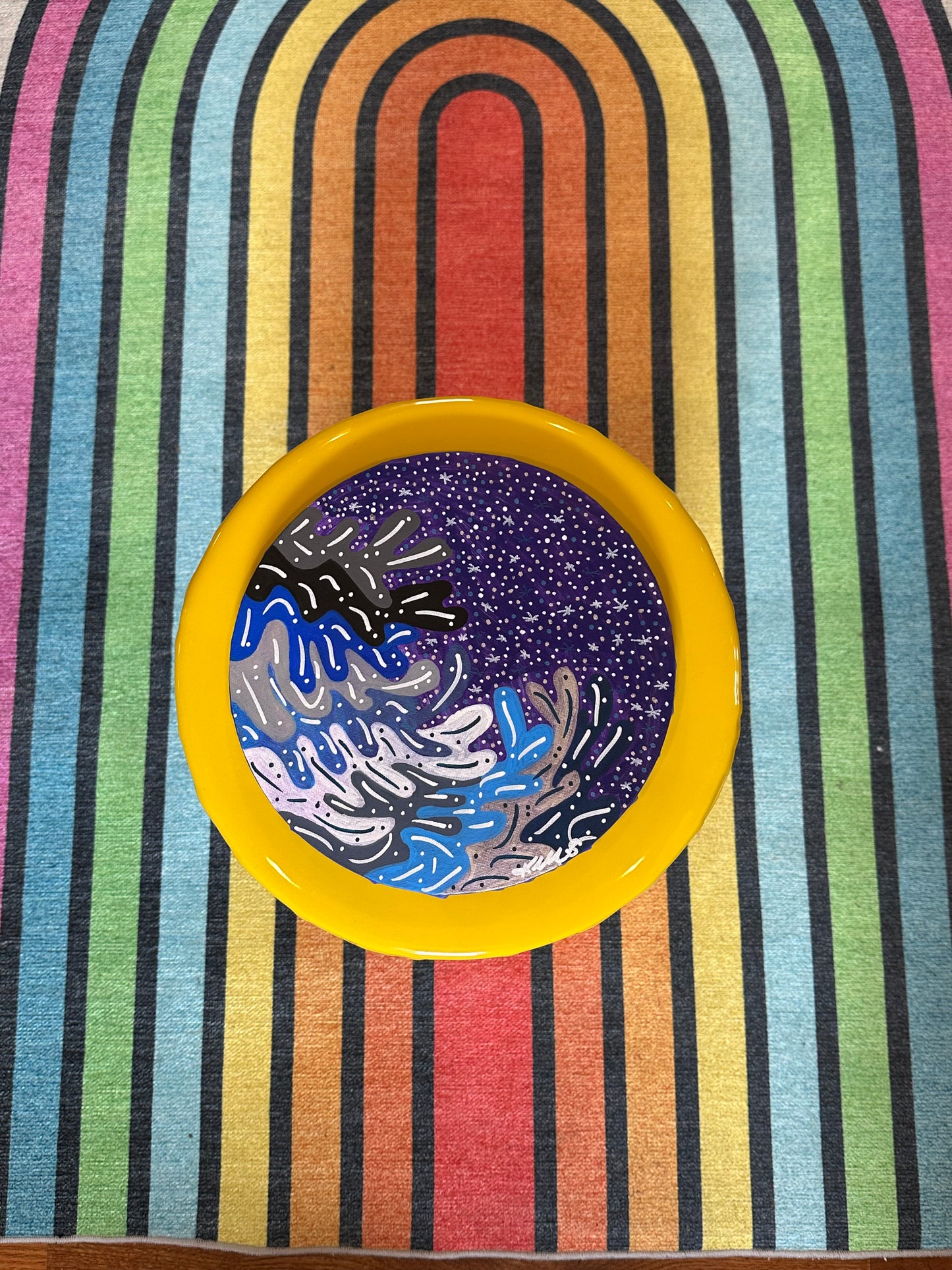 Unframed 10" Canvas #10 - Purple Shimmer