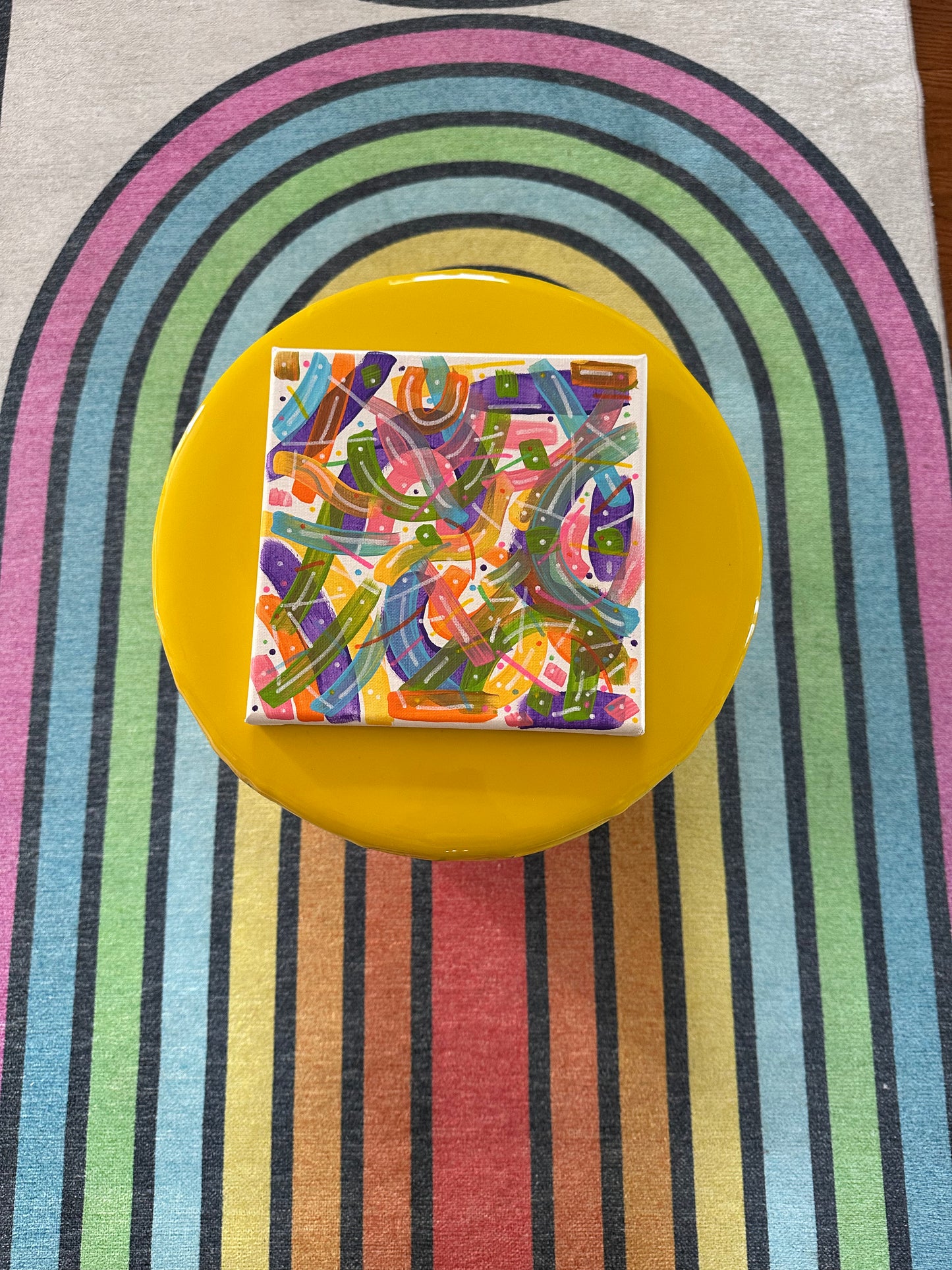 8”x8” Square Unframed Canvas: March2025-07