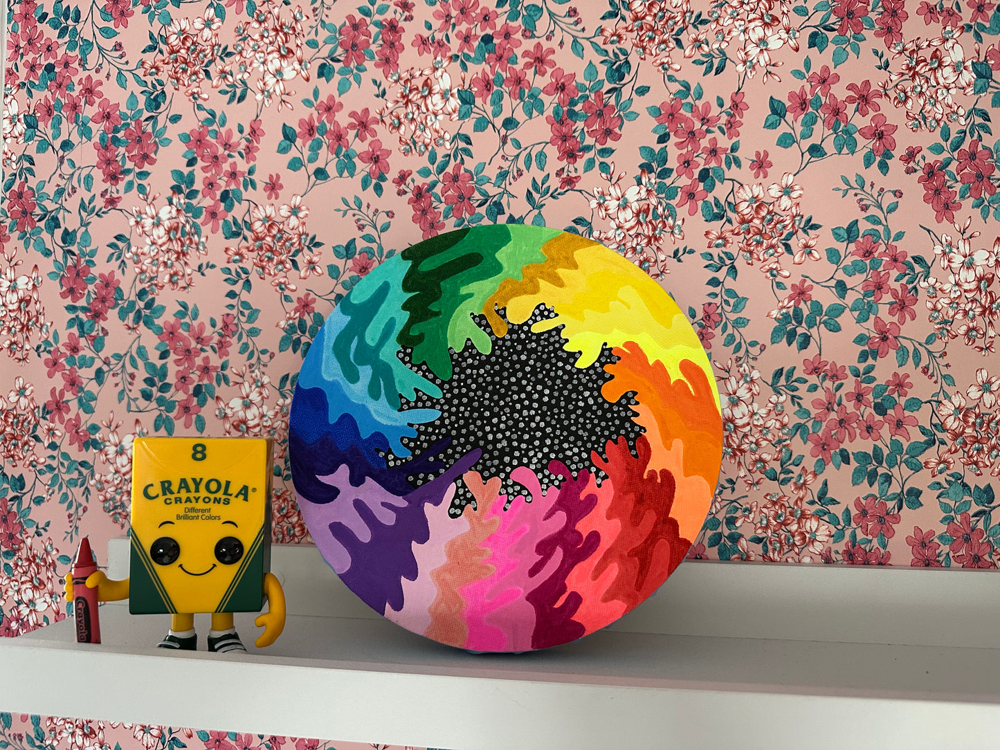 8" Circle Unframed Canvas: March2025-17