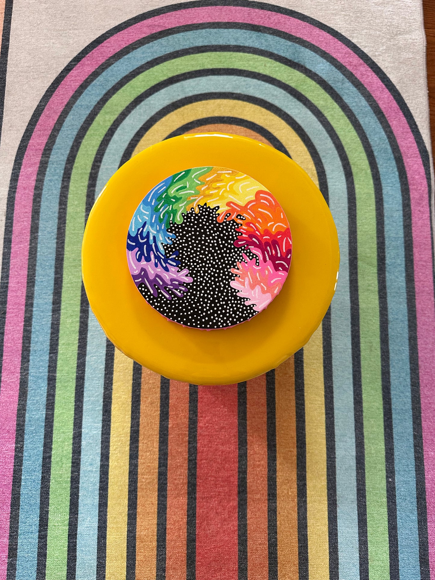 8" Circle Unframed Canvas: March2025-20