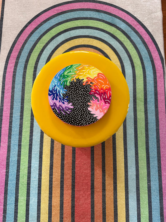 8" Circle Unframed Canvas: March2025-20