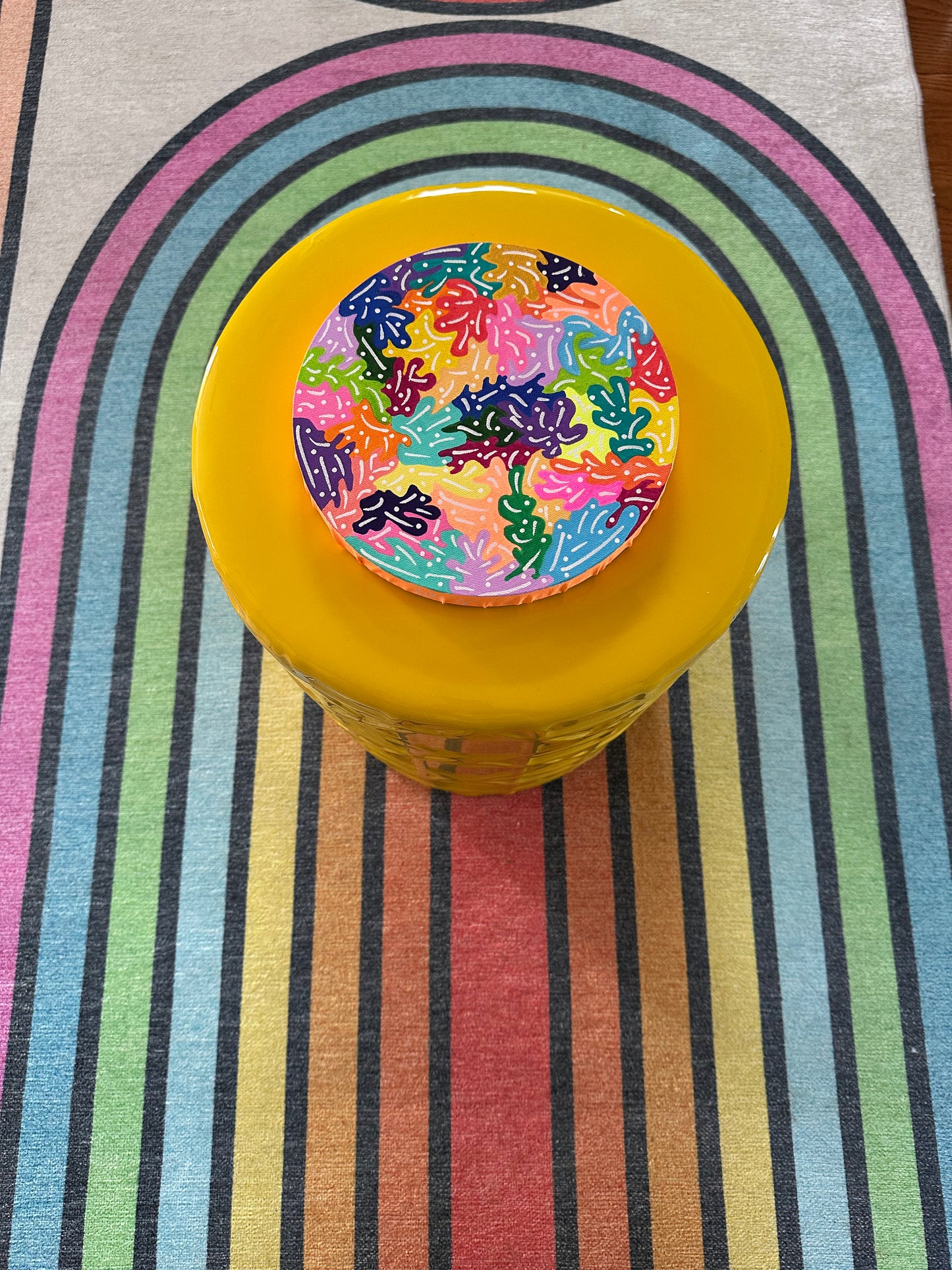 8" Circle Unframed Canvas: March2025-21