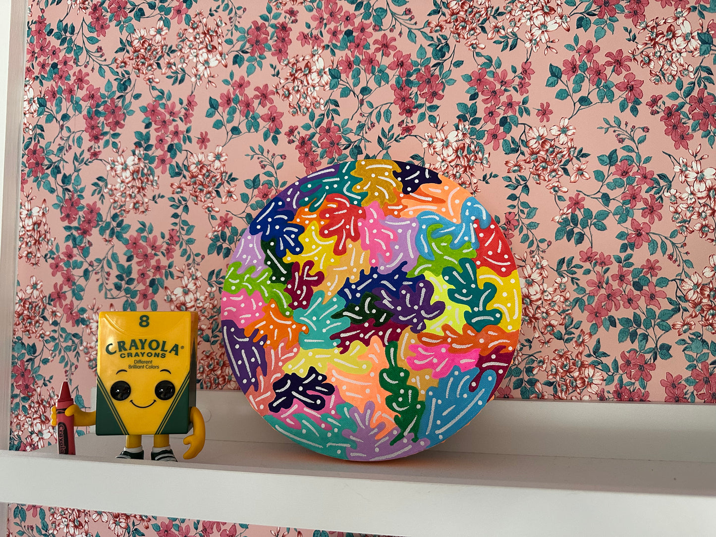 8" Circle Unframed Canvas: March2025-21