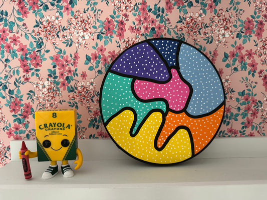 Circle Canvas, 8" - May2025-05