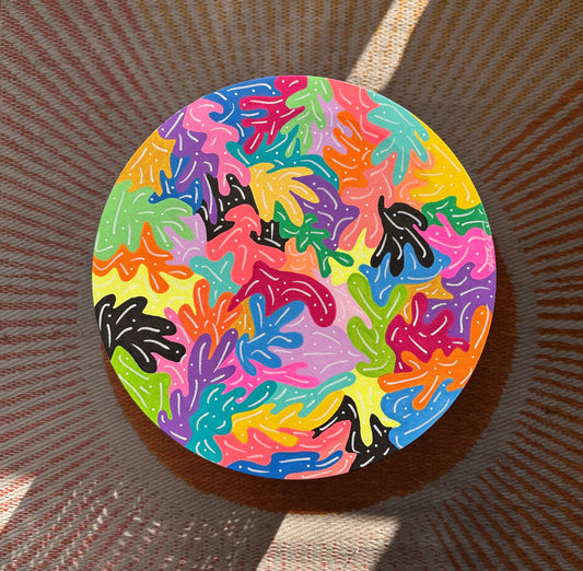 ! 15” Circle Canvas -- Oct25-02 !