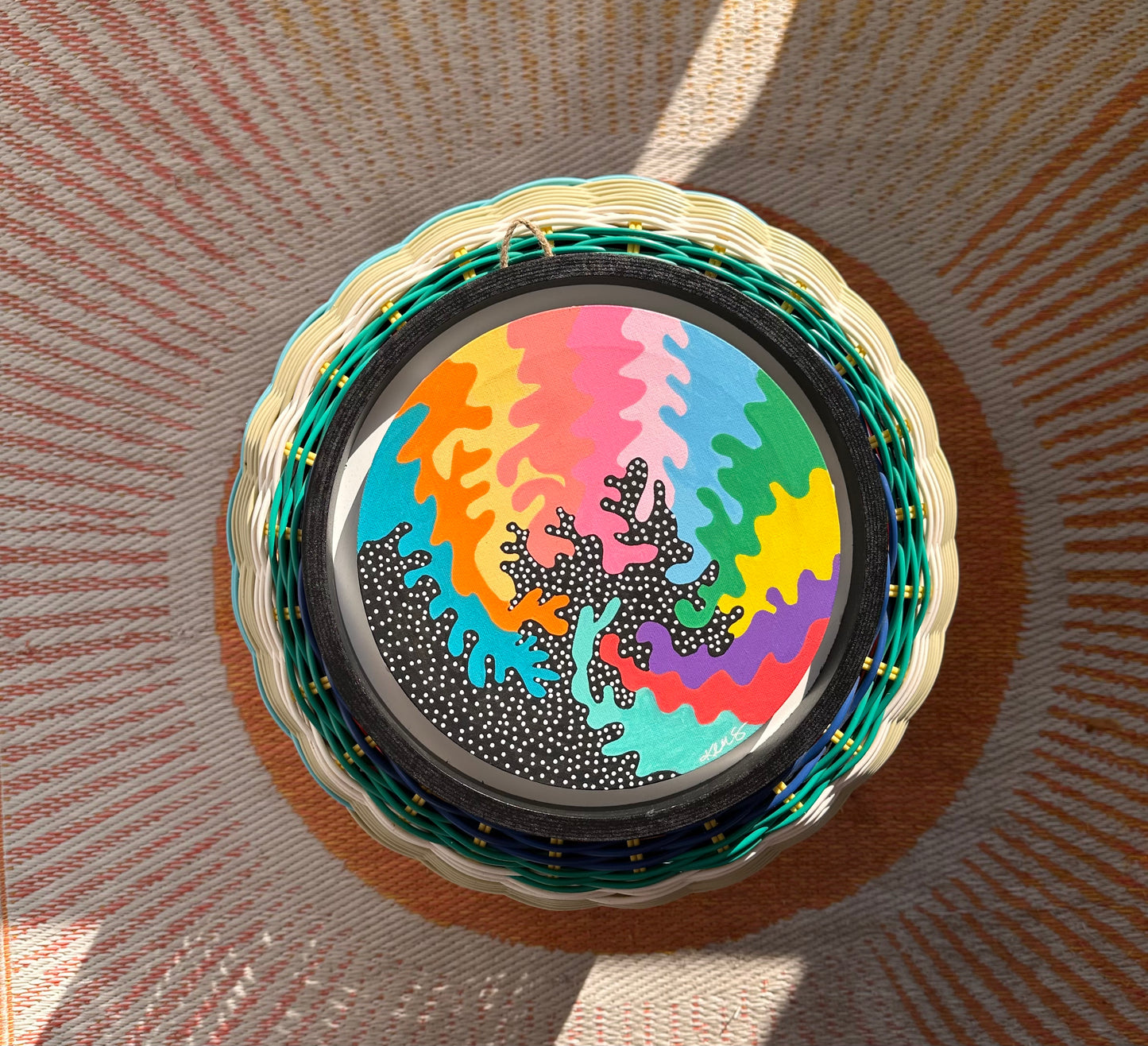 ! 10” Circle Canvas -- Oct25-03 !