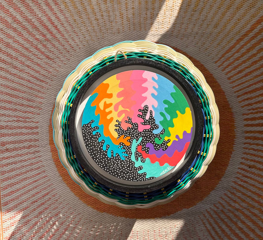 ! 10” Circle Canvas -- Oct25-03 !