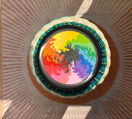 ! 10” Circle Canvas -- Oct25-04 !