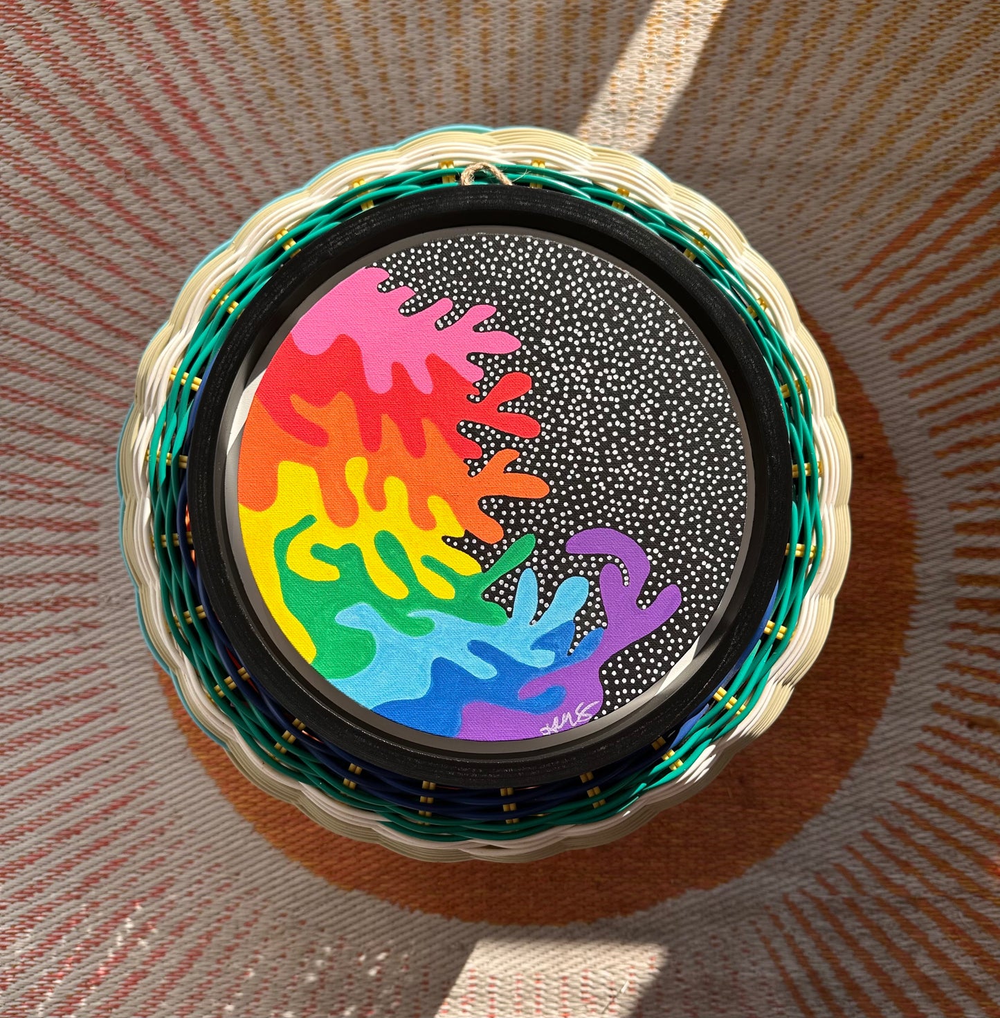 ! 10” Circle Canvas -- Oct25-06 !