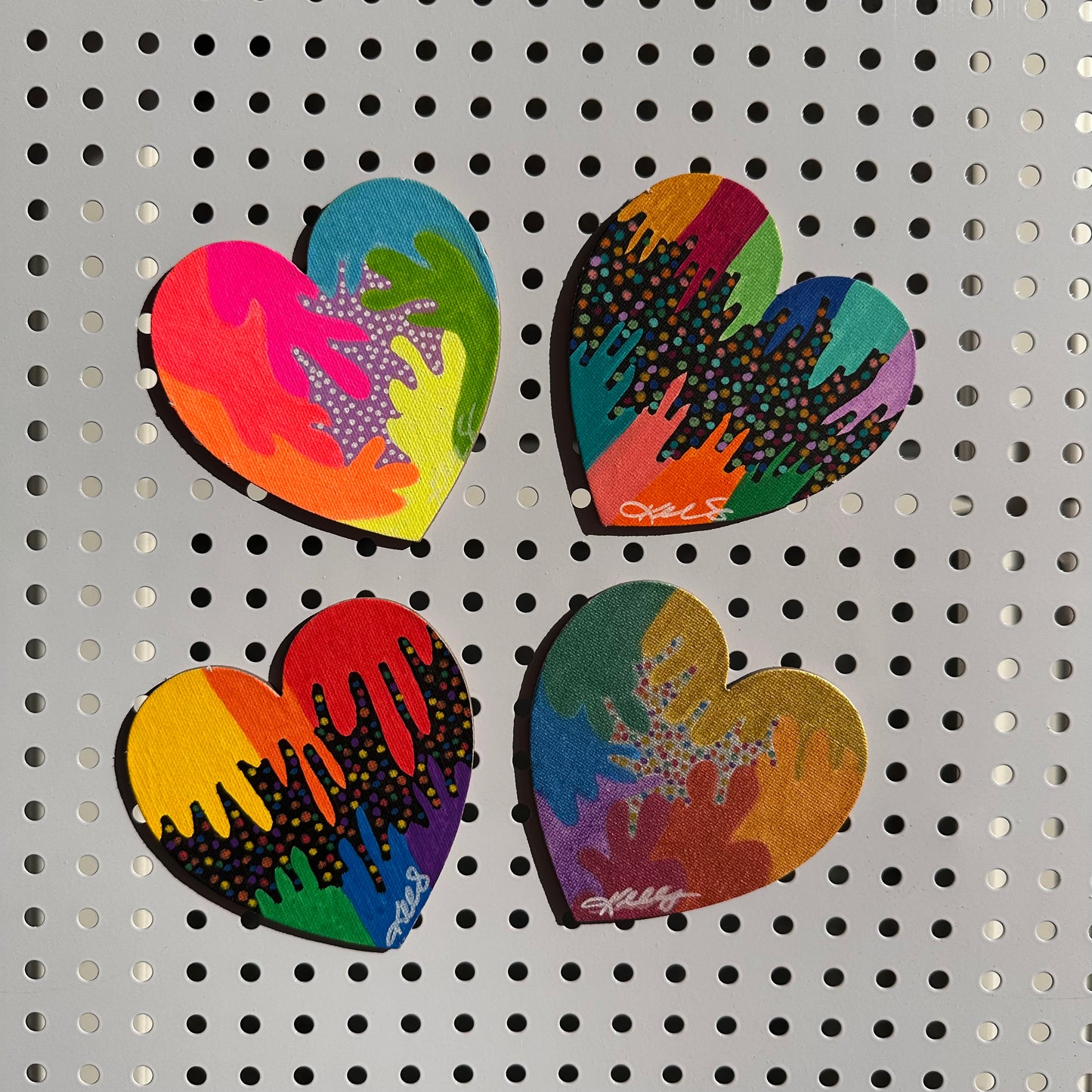 ! Heart Magnets (4") !
