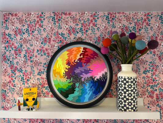 #02 Framed 10" Canvas