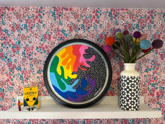 #03 Framed 10" Canvas